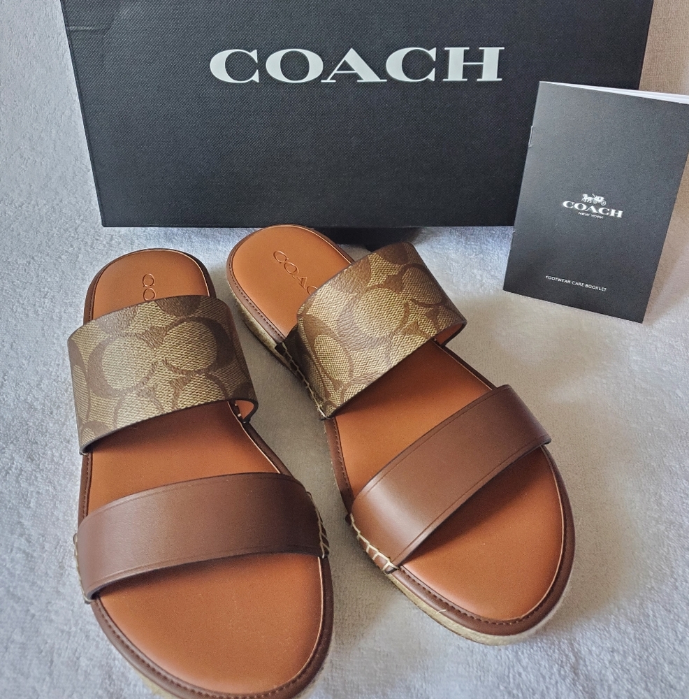 AUTHENTIC COACH SANDALS